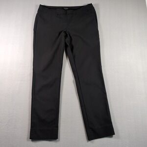 WHITE HOUSE BLACK MARKET SZ 8 Perfectform Slim Black Women's Ankle Dress Pants